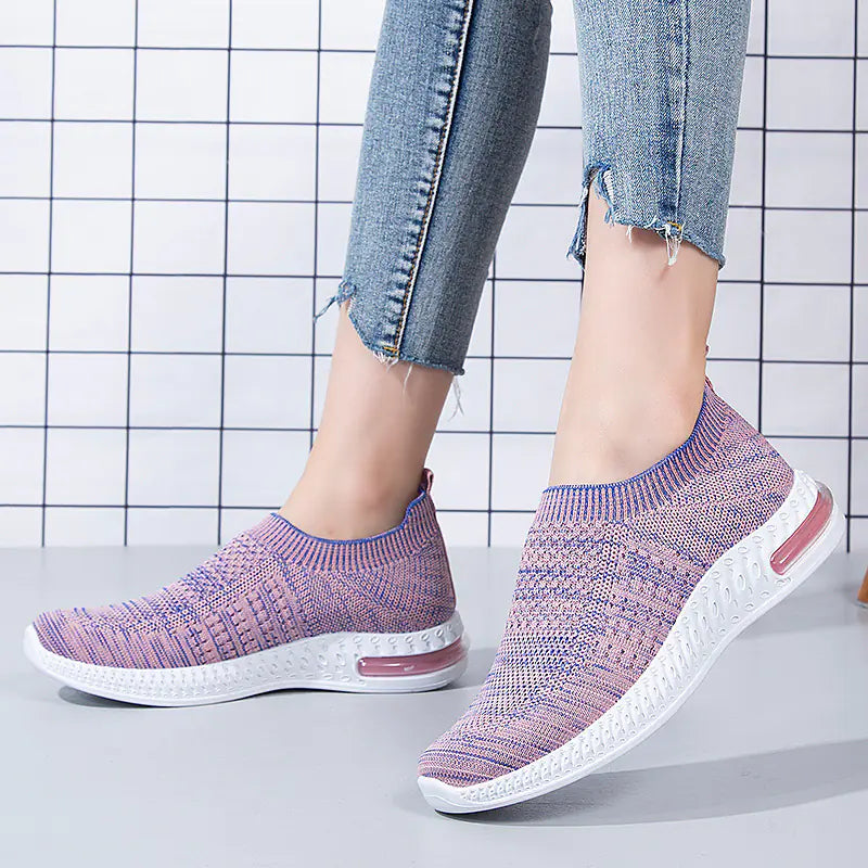 Chic Breathable Women's Slip-Ons